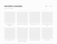 Tablet Screenshot of naveenchaubal.com